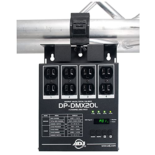 ADJ Products DMX20L 4-Channel Universal DMX Dimmer/Switch Pack, Compact and Portable DP - Image 5