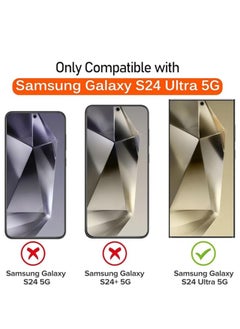 YoYoTech Samsung S24 Ultra Magsafe Case 2024 [Upgraded Build in N52 Magnets] Slim Thin Magnetic Cover Anti Yellowing Anti Scratch Hard Back Crystal Clear  - Image 4
