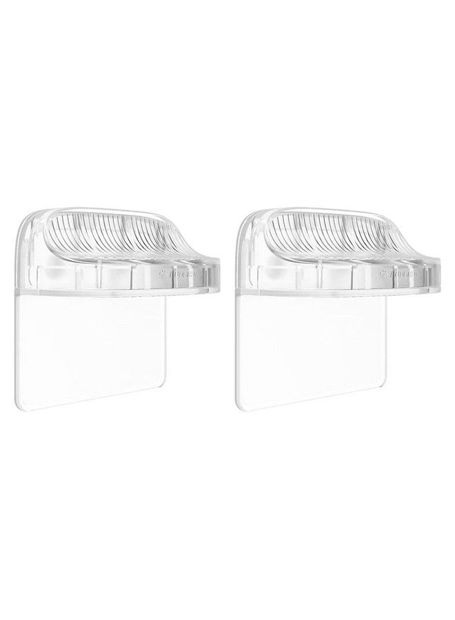 Eudemon Baby Safety Antitip Furniture Anchor Straps Furniture Antitip Wall Holder For Children&Pets Childproof Antitip Furniture Wall Anchors Easy To Install(Transparent2 Pack) - Image 2