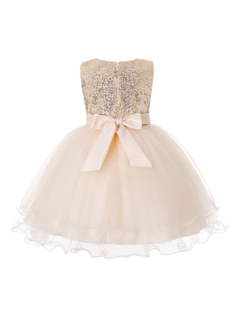 D'Daniela Sequin Bodice Tulle Dress - Image 2