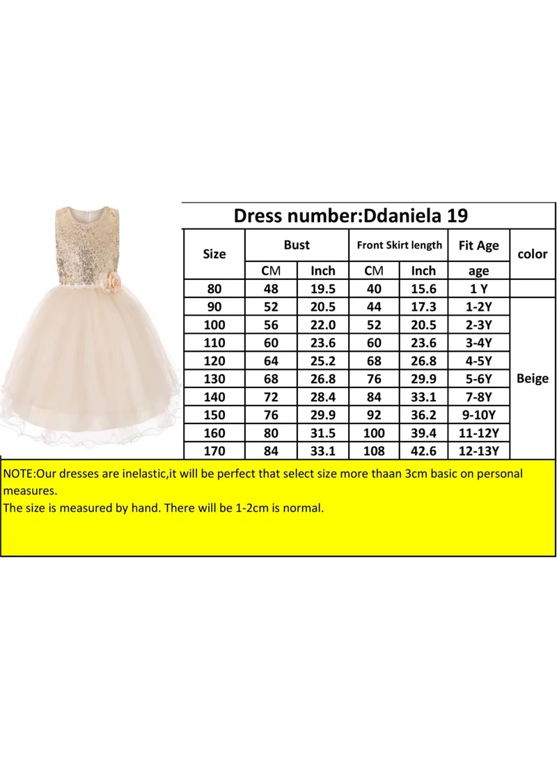 D'Daniela Sequin Bodice Tulle Dress