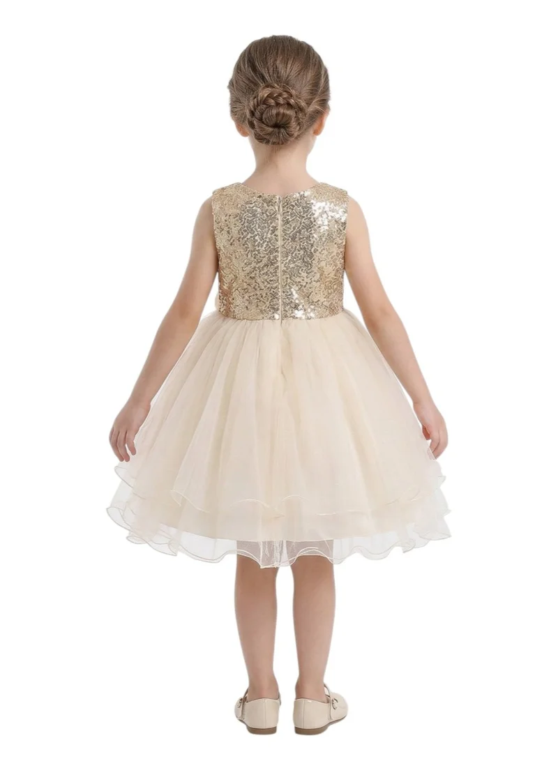 دىدانيالا فستان تول بتطريز ترتر