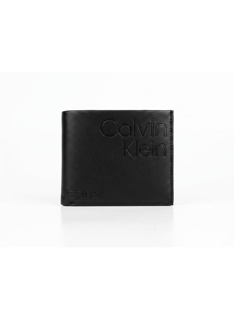 Calvin Klein Jeans Calvin Klein Bi-Fold Wallet For Men Leather Black t8we1.3 - Image 1