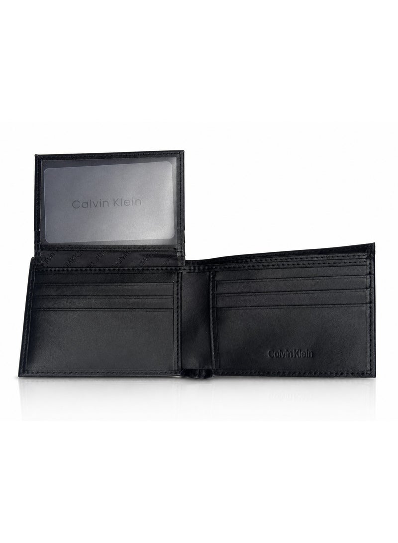 Calvin Klein Jeans Calvin Klein Bi-Fold Wallet For Men Leather Black t8we1.3 - Image 2