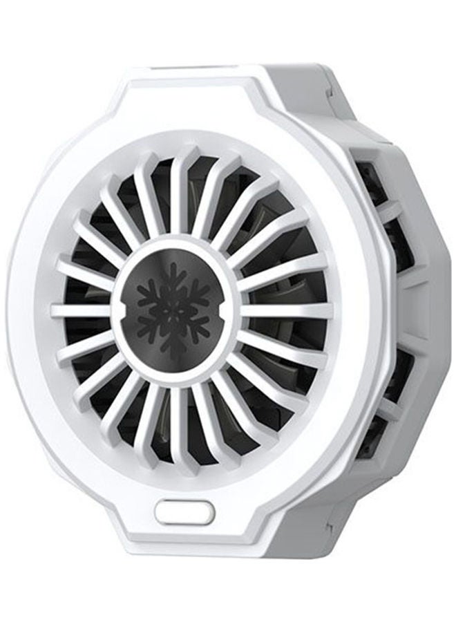 NIBEMINENT Mobile Phone Cooling Pad White - Image 1