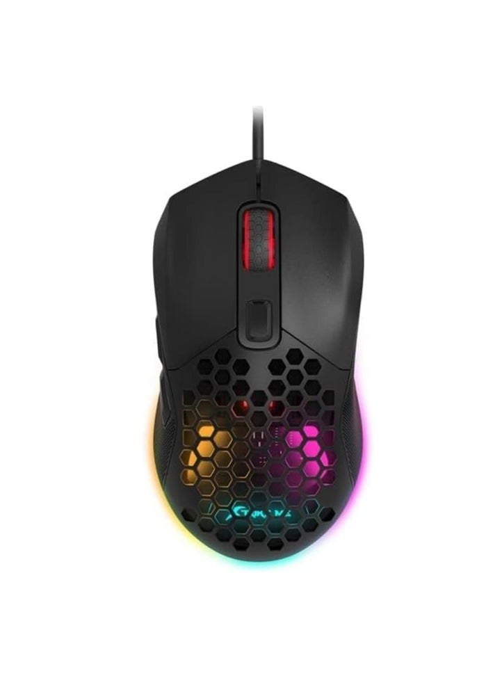 Xtrike Me GM-316 RGB Wired Gaming Mouse 7D USB 7200 DPI Light Weight 67G - Image 2