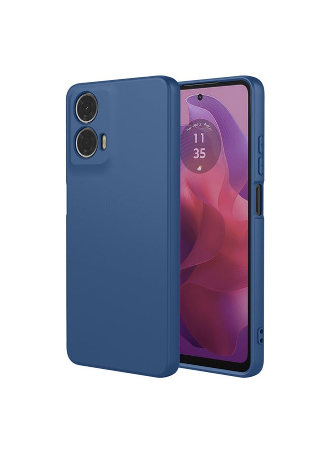 For Moto G85/G75/G05 Imitation Original Liquid Silicone G15 Mobile Phone Case E15/G84/G55/G14/G04-Color:Full Series Of Shell Thickness Are 2.0mm Thick-Applicable Model:MOTO G55  - Image 1