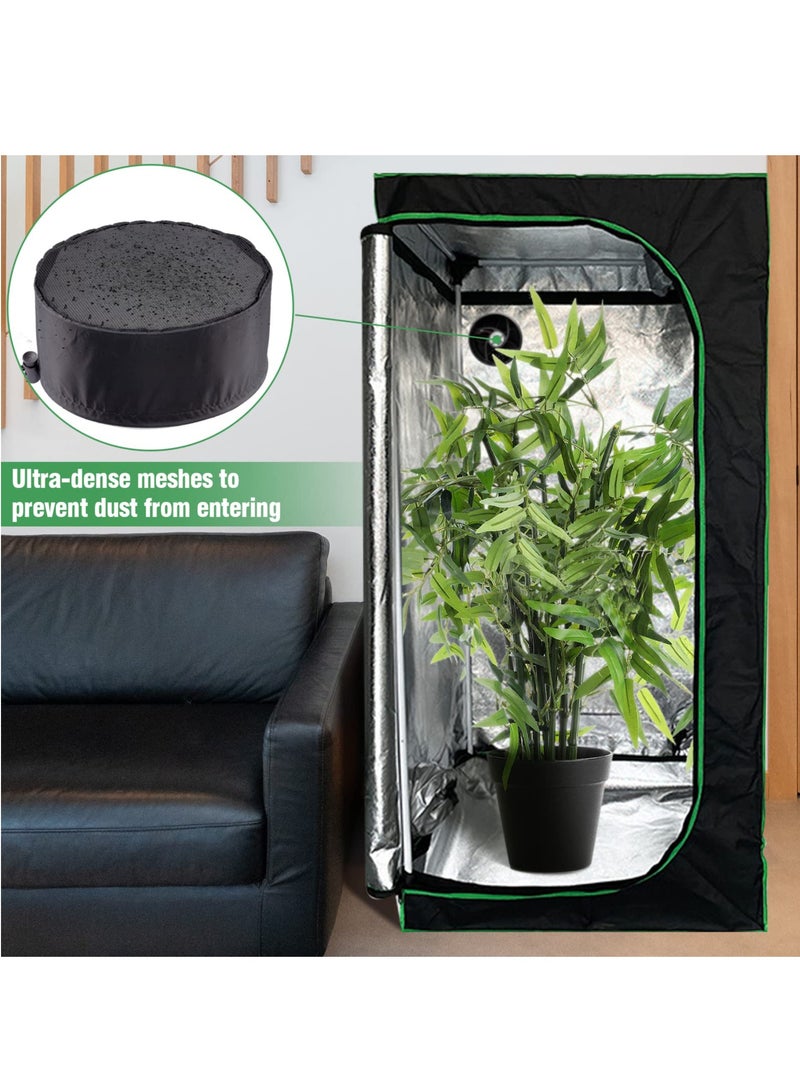 SYOSI 2 Pack Grow Tents Vent Cover, 6In15cm Duct Filter Vent Cover with Elastic Band and Fixed Buckle to Dust Proof for Plant Grow Vent Indoor Greenhouse Plant Netting - Image 4