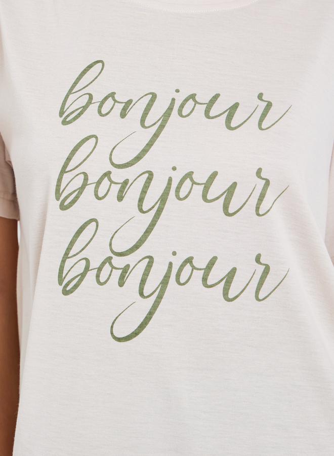 Styli Bonjour Drop Shoulder T-Shirt and Pyjama Set - Image 3