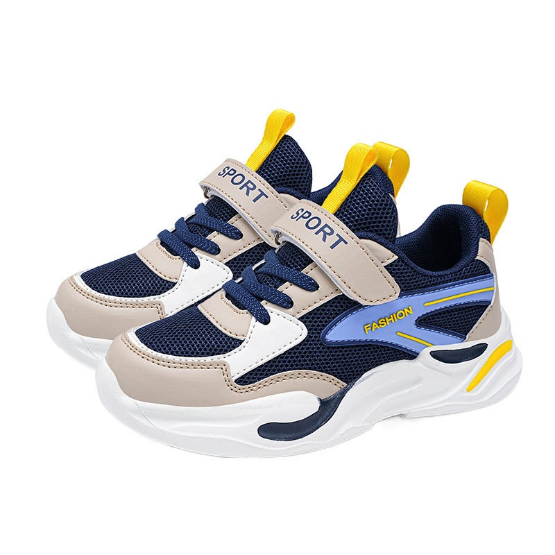 Mesh Sneakers Lightweight Flexible Sole Walking Shoes For Kids Indoor And Outdoor Activities - Image 4