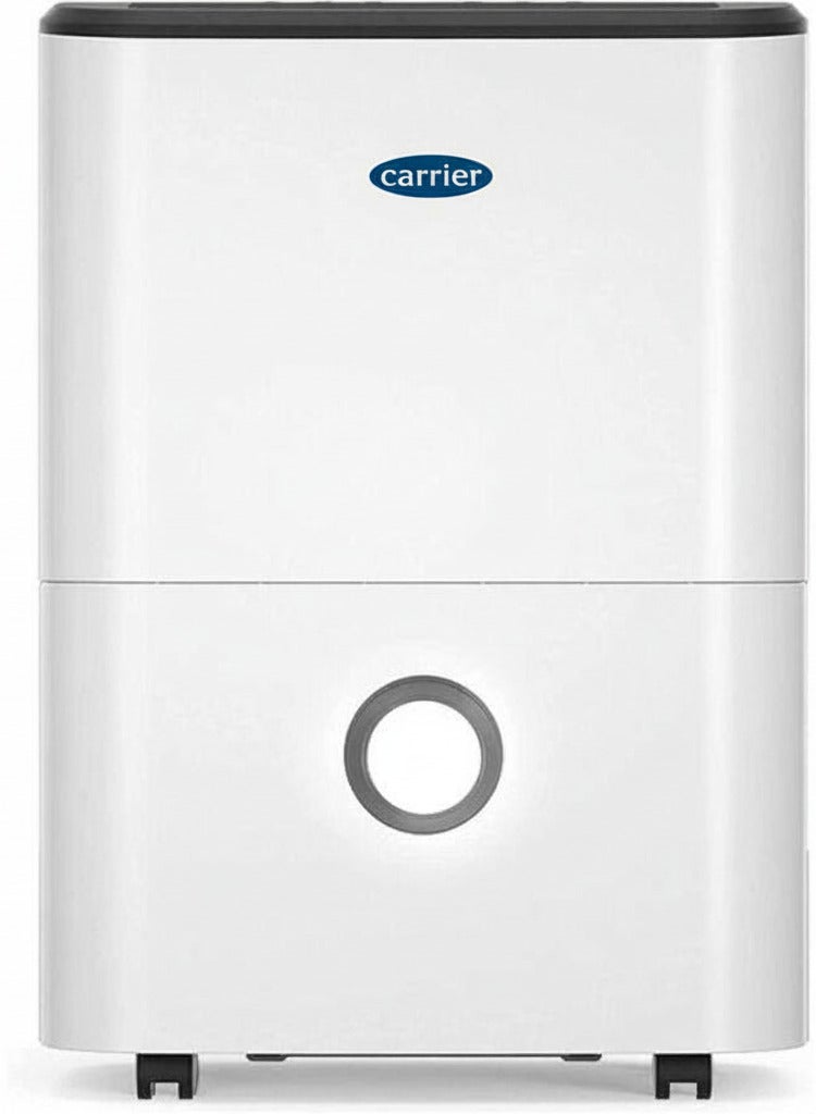 كارير مزيل الرطوبة كاريير ، 20 لتر / 24 ساعة ، حجم الغرفة تقريبًا. (40 م²) ، CDF-20Q7-2 ، مؤقت 24 ساعة ، خزان المياه 3 لتر ، أبيض - Image 1
