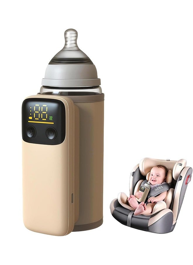 Garlo - Portable Bottle Warmer for Travel, Fast Heating - Travel Bottle Warmer with Battery-Powered Temperature Display (Bottle not Included) - Image 1