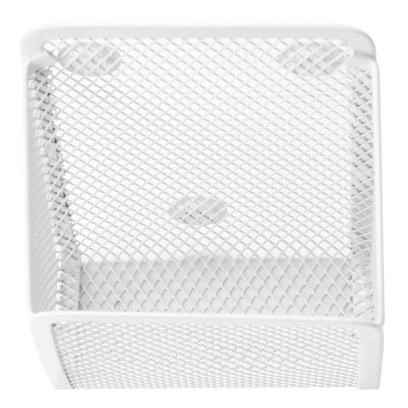 Sanpaint Magnetic Pencil Holder,Mesh Stainless Steel Pen Basket, Metal Writing Utensil Storage Organizer for Whiteboard,Blackboard,Kitchen, Locker, Home, or Office - Image 5
