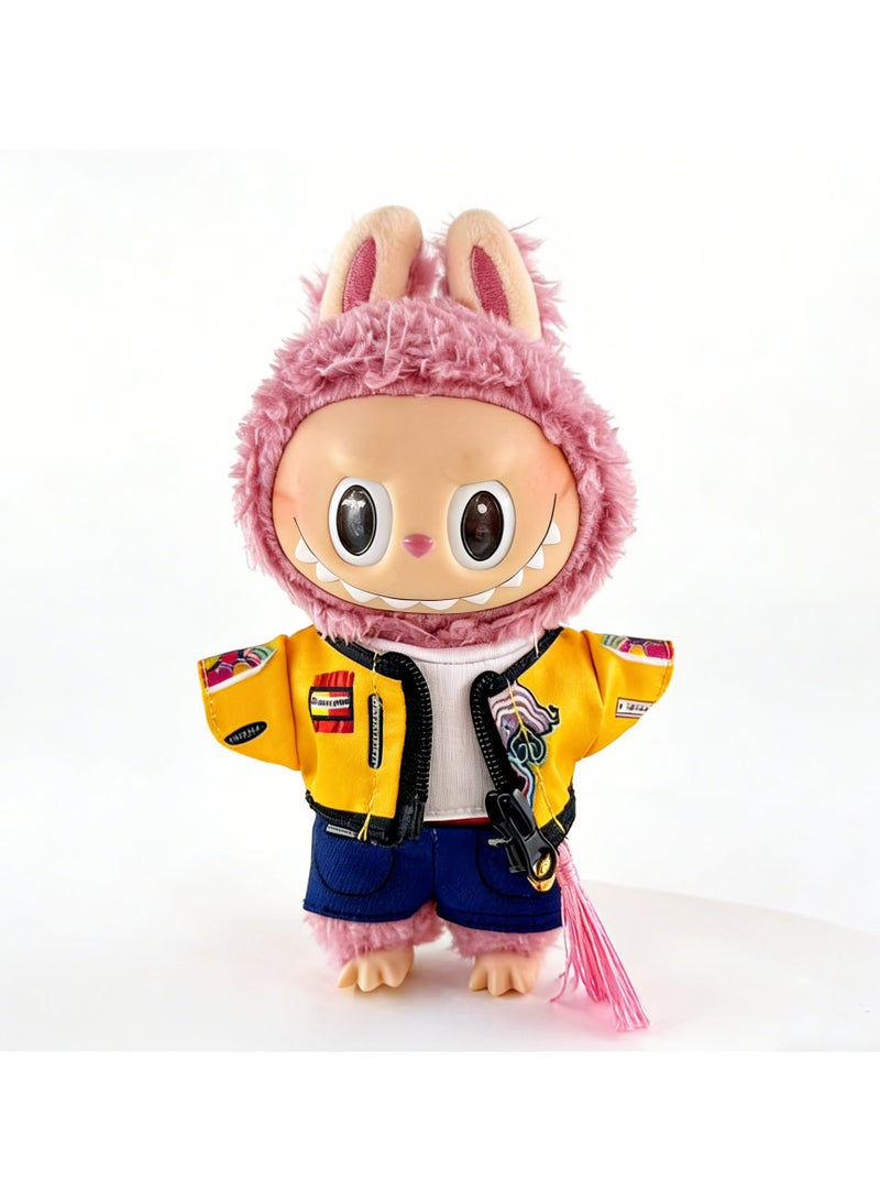 عام **ملابس دمية Labubu - زي كوسبلاي مستوحى من لعبة Rumi K-POP Demon Hunters، لدمى Labubu المحشوة** - Image 3