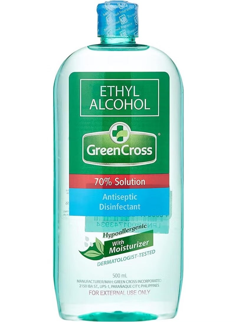 Green Cross Ethyl Alcohol 70% Solution, 500ml