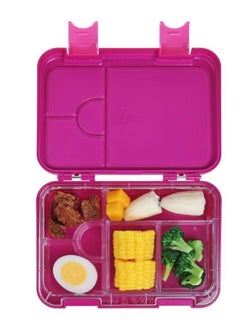 LO.BABY.VE Square Sealed Lattice Portable Lunch Box Purple  - Image 1