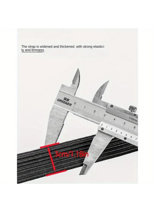 Heavy Duty Motorcycle Strap Black 4m Adjustable Cargo Tie Downs with Metal Hooks - Image 4