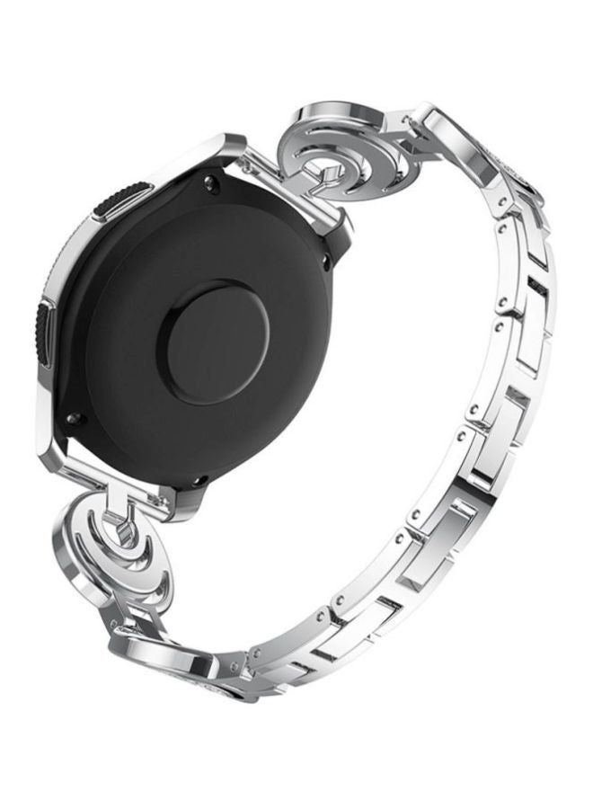 Voberry Replacement Band For Samsung Galaxy Watch 46mm Silver - Image 2