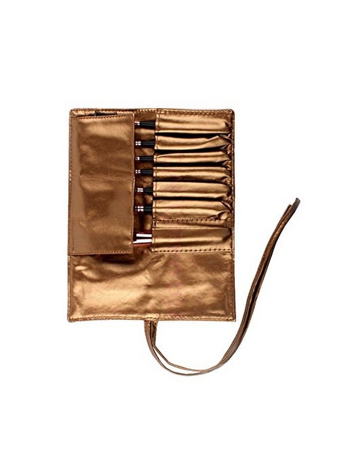 فوتابا مجموعة فرش مكياج فوتابا 7 قطع - ذهبي - Image 2