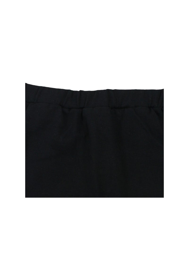 Unisex Cotton Plain Panty Shorts - Black - Image 3