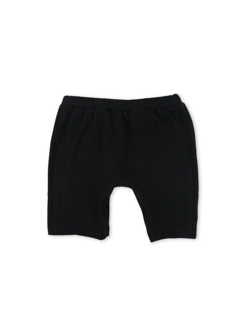 Unisex Cotton Plain Panty Shorts - Black - Image 2