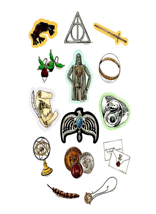 Conquest Journals Harry Potter Magical Characters & Icons Sticker Pack, Officially Licensed, Set of 50, Waterproof and UV Resistant, Great for All Your Gadgets, Potterfy All The Things - Image 4