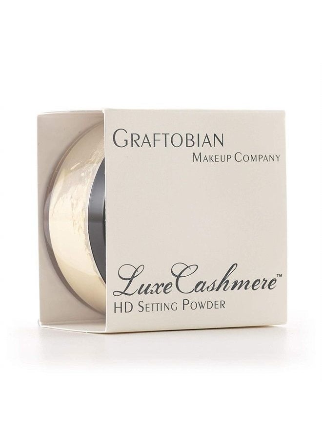 Graftobian - HD LuxeCashmere Setting Powder - Banana Creme Pie (0.7 oz) - No Flashback, Matte, Silky Smooth Finish - Image 1