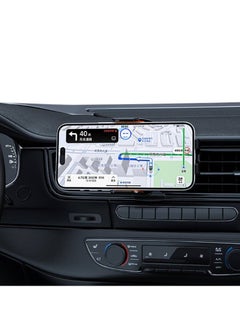 Recci Recci RHO-C38 Mars Series Car Phone Holder with MagSafe Wireless Charging, 15W Fast Charging, Blue Light Indicator, 360° Rotation, Adjustable Air Vent Mount for iPhone 12/13/14/15, Qi-Compatible Phones  - Image 4