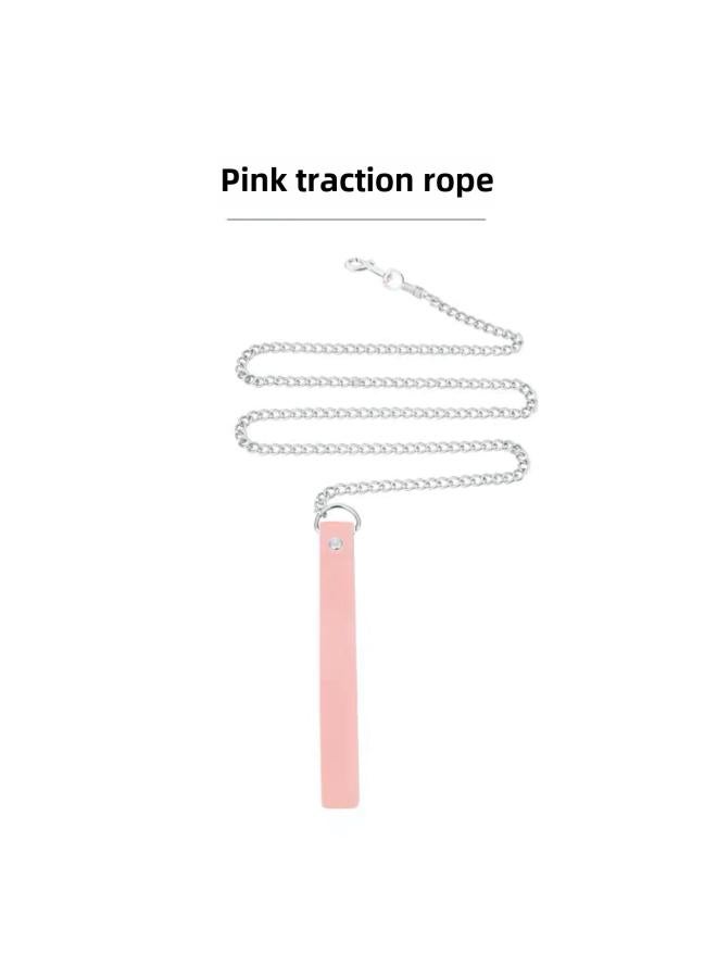 Big Bell Choker Collar Pu Leather Collar Neck Ring Harajuku Girl Cute Maid Spice Girl Traction Chain