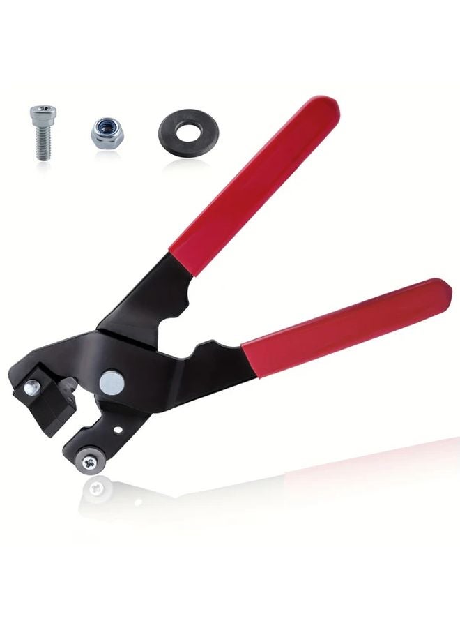 Heavy Duty Carbon Steel Tile Nippers Red Professional Porcelain Ceramic Glass Cutter Tool - Image 2
