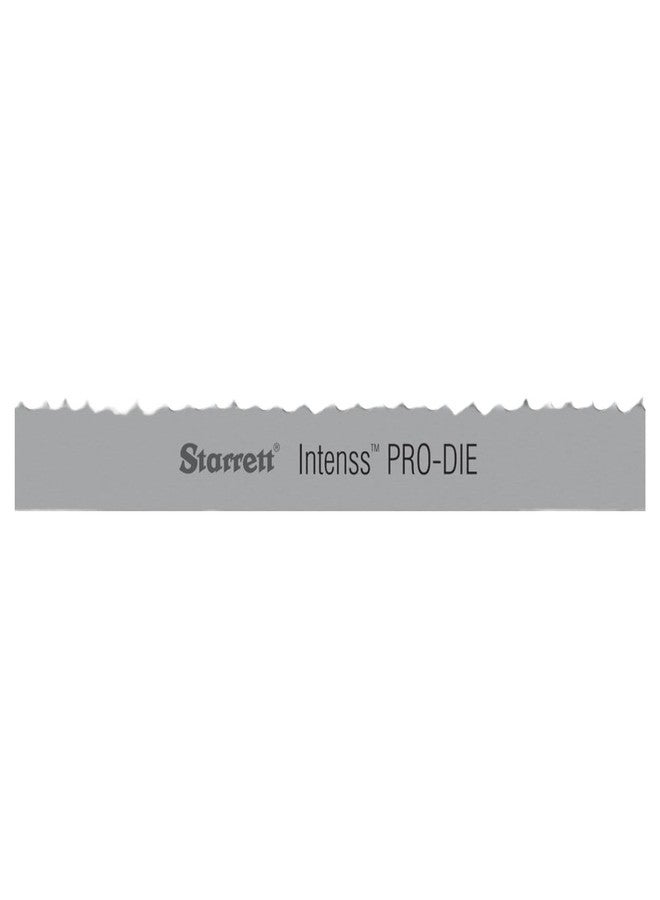 Starrett Intenss PRO-DIE Bi-Metal Band Saw Blade with M-42 Cobalt HSS Teeth - Ideal for Tool, Die and Mold Steels - 7 Ft. 8-1/2", 1/2 x .025 x 14-18/RG-S-W - 99188-07-08-1/2 - Image 1