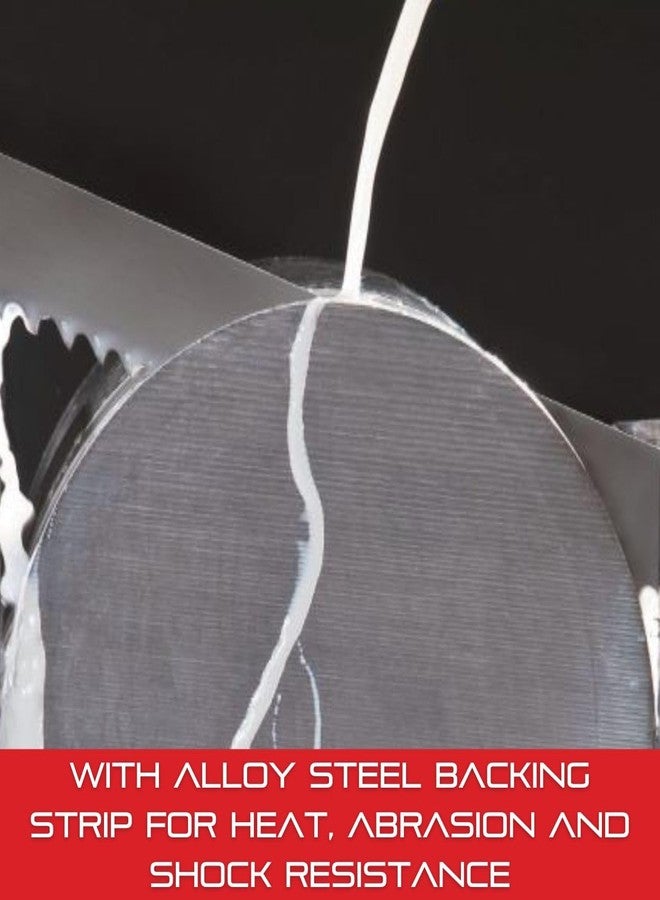 Starrett Intenss PRO-DIE Bi-Metal Band Saw Blade with M-42 Cobalt HSS Teeth - Ideal for Tool, Die and Mold Steels - 7 Ft. 8-1/2", 1/2 x .025 x 14-18/RG-S-W - 99188-07-08-1/2 - Image 5