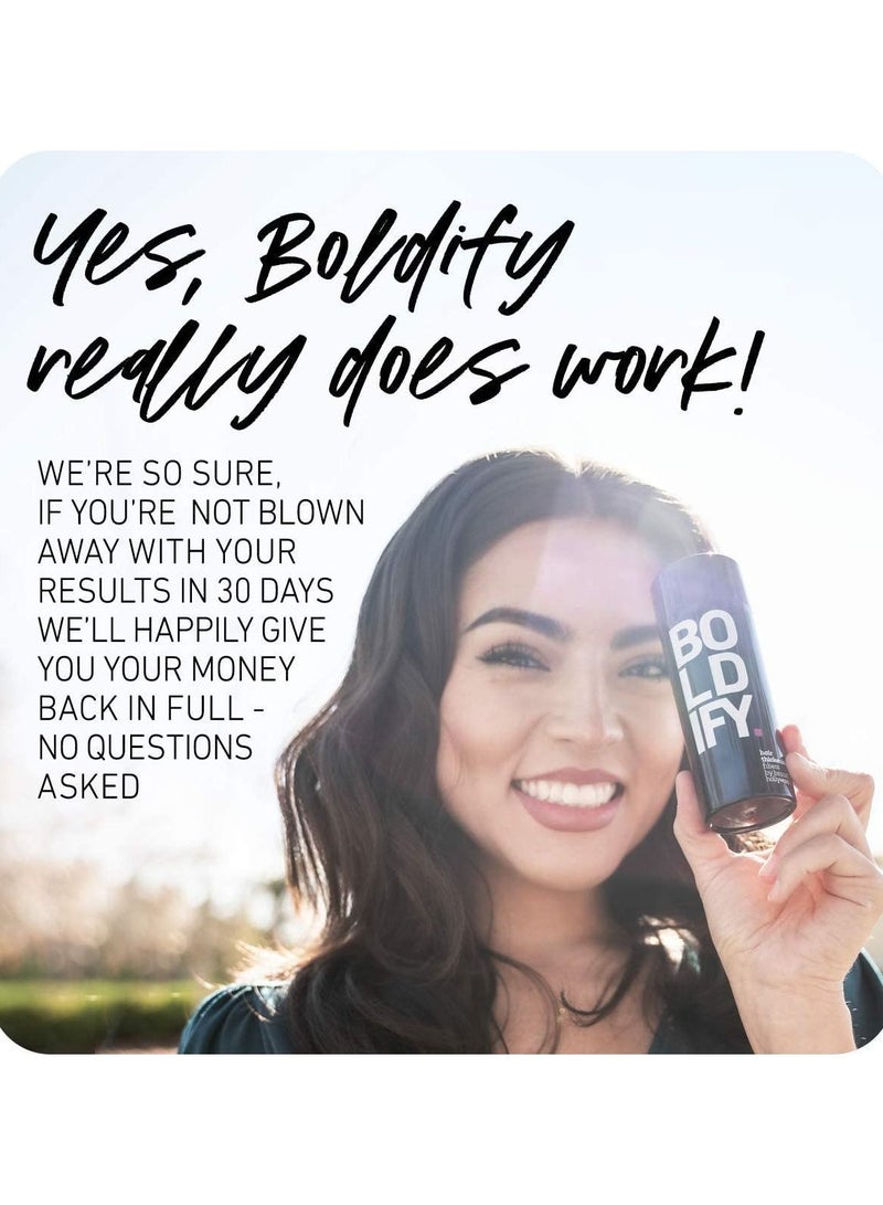 Boldify Hair Fibers Completely Conceals Hair Loss Black 12g - Image 2