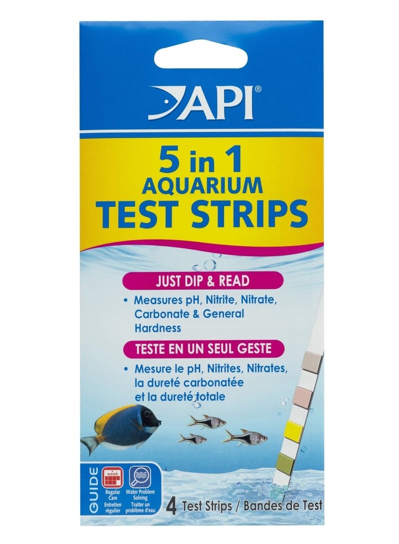 API 5-IN-1 Test Strips 4 Count