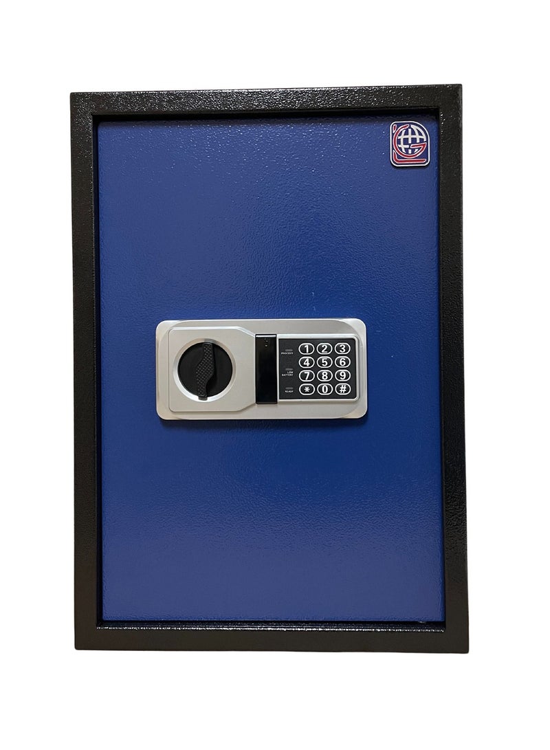 LOTFY GROUP LG Safebox Code- 50NEK- 50*35*31CM- Blue Colour- Home Office Safe Box- Electronic Lock- Key Lock  - Image 2