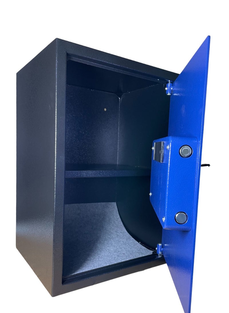 LOTFY GROUP LG Safebox Code- 50NEK- 50*35*31CM- Blue Colour- Home Office Safe Box- Electronic Lock- Key Lock  - Image 3