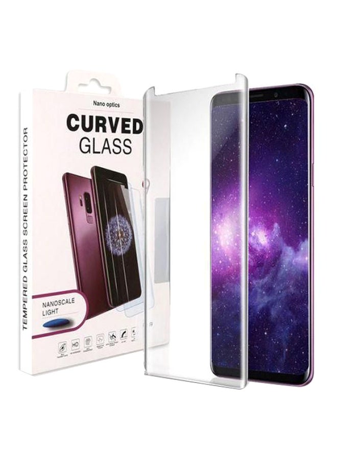 DUSALA Curved Tempered Glass Screen Protector For Samsung Galaxy S9+ With UV Laser Clear - Image 1