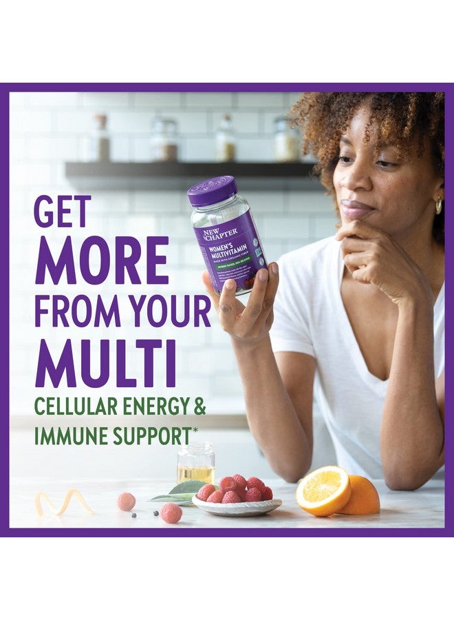 New Chapter Women’S Multivitamin Gummies 66% Less Sugar Women’S Gummy Vitamins With Vitamin C D3 & Zinc Nongmo Gluten Free Berrycitrus 75Ct - Image 3