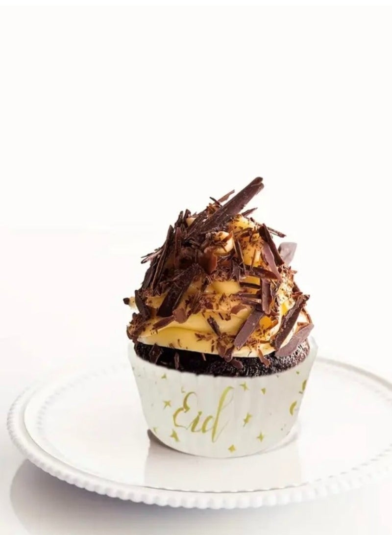 Boxwoods 200 Pcs Eid Party Decor Cupcake Liner Baking Cup Patisserie Wrapper Muffin Cupcake Paper Cases - Image 2