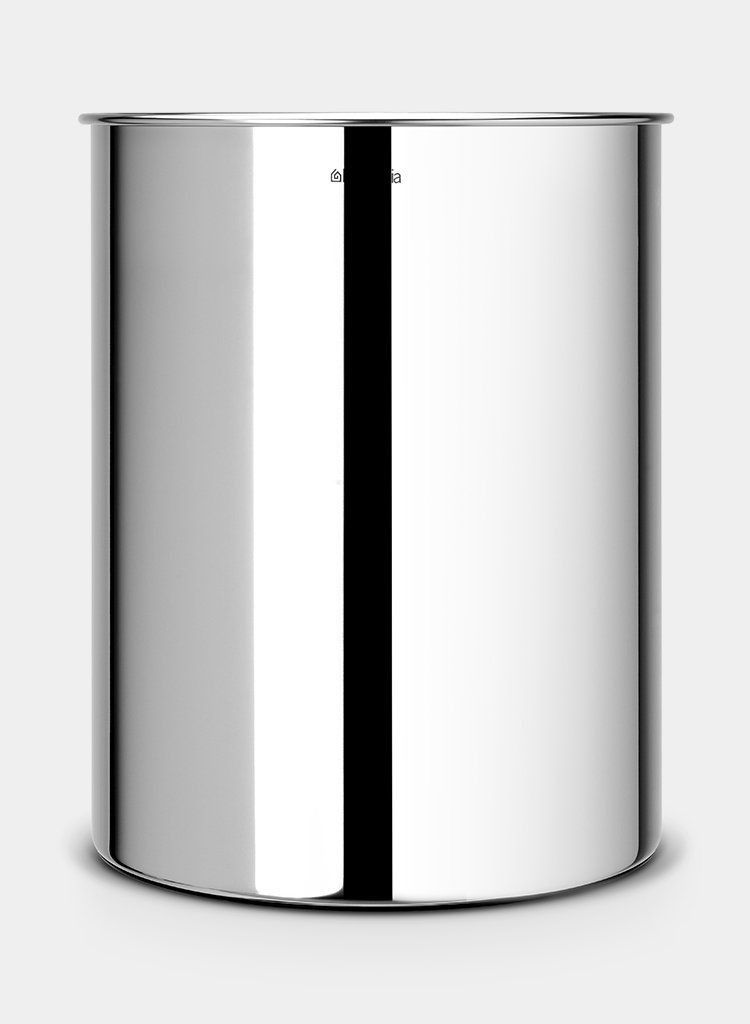 brabantia BRABANTIA Waste Paper Bin 15 litre - Brilliant Steel 