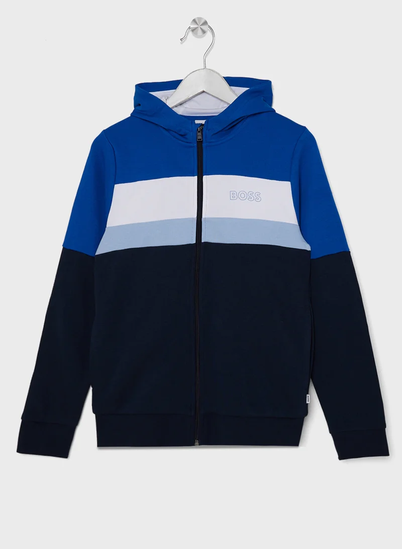 BOSS Kids Logo Hoodie