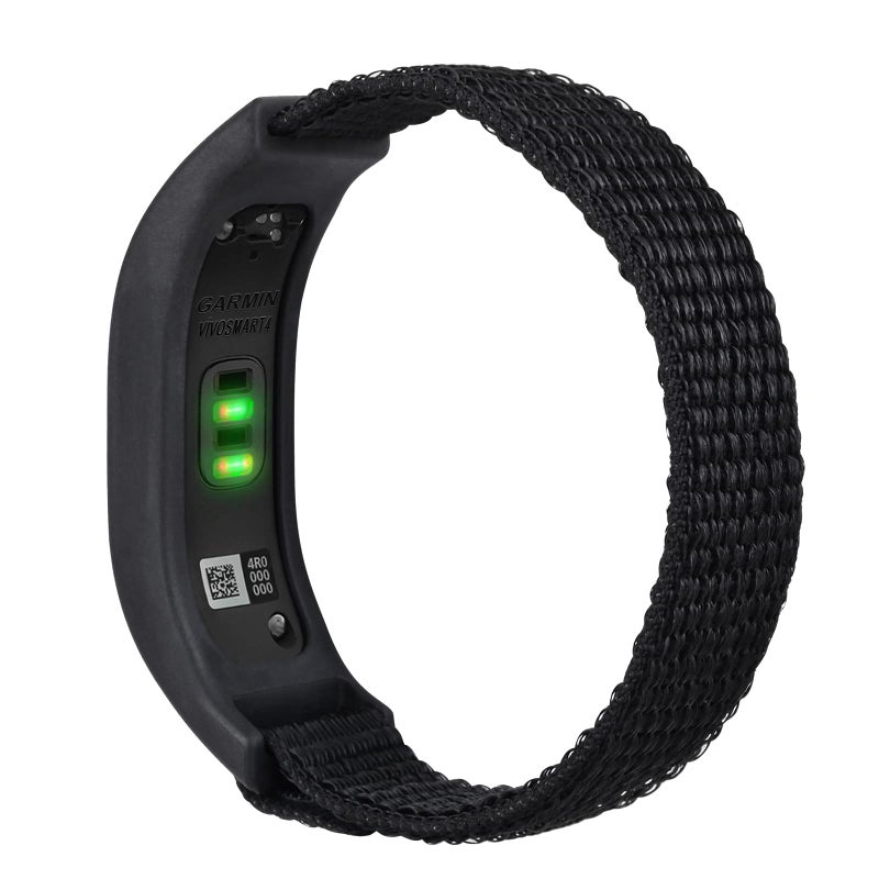 C2D JOY Sport Mesh Nylon Bands Compatible with Garmin Vivosmart 3/4 tracker Replacement Bands with Case-Black - Image 1