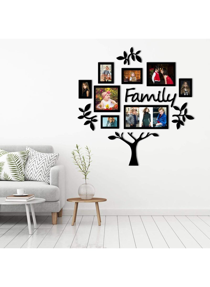 Paper Plane Design PAPER PLANE DESIGN 13-Piece Wooden Family Tree Set in Black D4 (STYLE 2)  - Image 3
