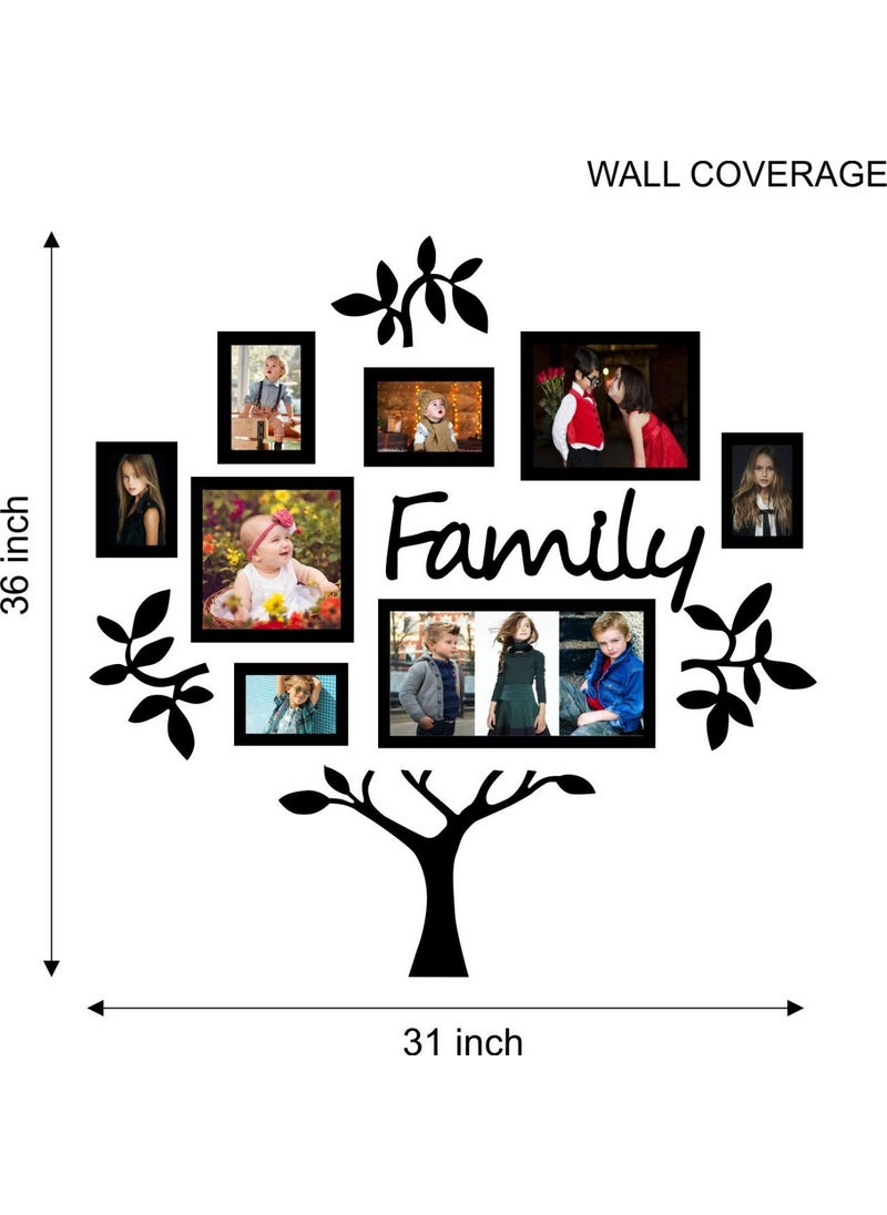 Paper Plane Design PAPER PLANE DESIGN 13-Piece Wooden Family Tree Set in Black D4 (STYLE 2)  - Image 2