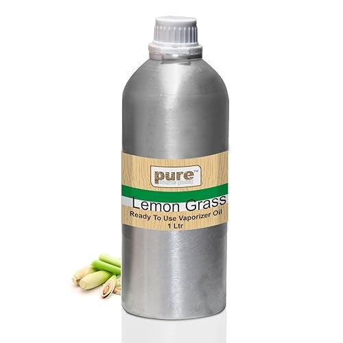 Pure Source India Lemon Grass Fragrances Vaporizer Oil, 1 L Refill - Image 1