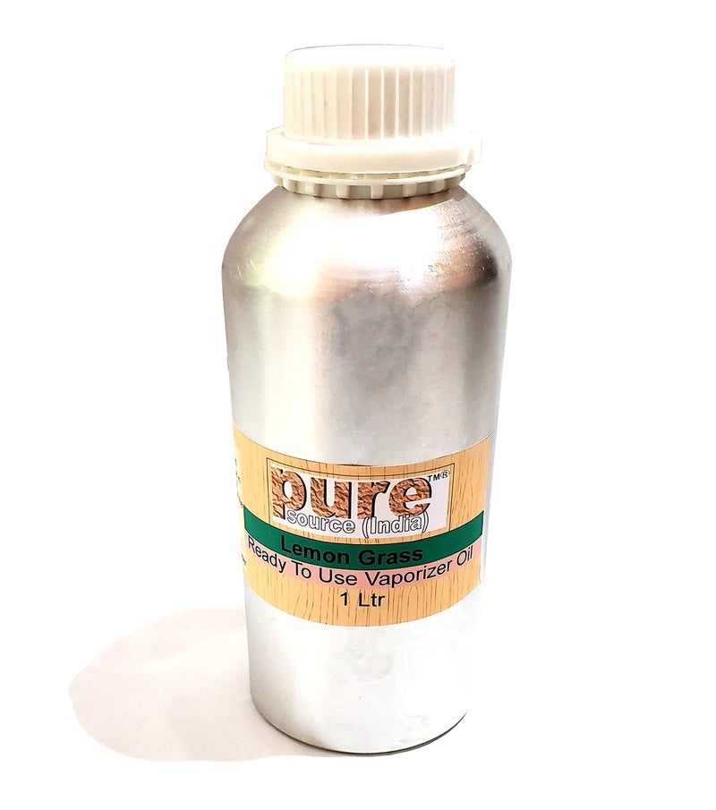 Pure Source India Lemon Grass Fragrances Vaporizer Oil, 1 L Refill - Image 2