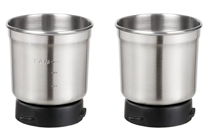 Secura Electric Coffee and Spice Grinder Replacement Parts Stainless Steel Removable Bowl Set for Model SP-7412, 2 Electric Blade Grinder Bowls (NOT Compatible with Glass lid) - Image 2