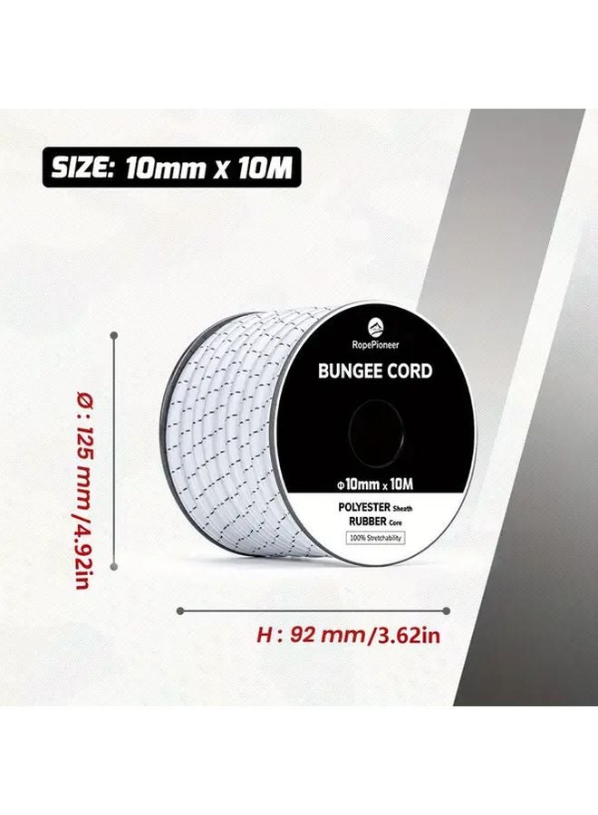 Coyote Brown Heavy Duty 10mm Bungee Cord 393 7inch Shock Cord For Outdoor Tent Trailer Cargo - Image 5