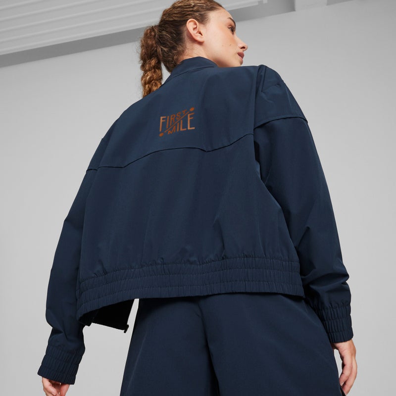 PUMA First Mile Womens Blue Running Jacket - Image 5