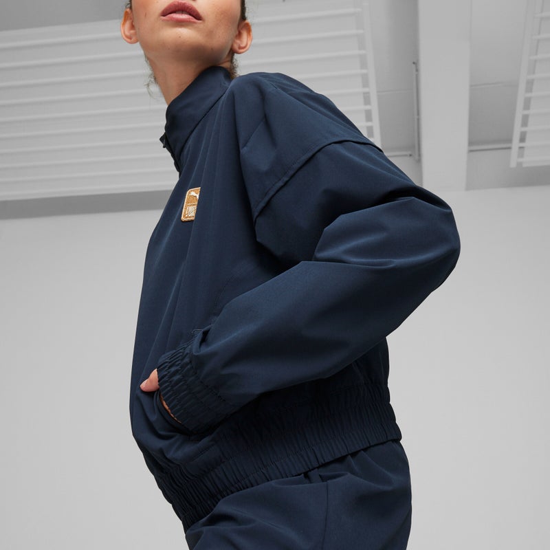 PUMA First Mile Womens Blue Running Jacket - Image 3